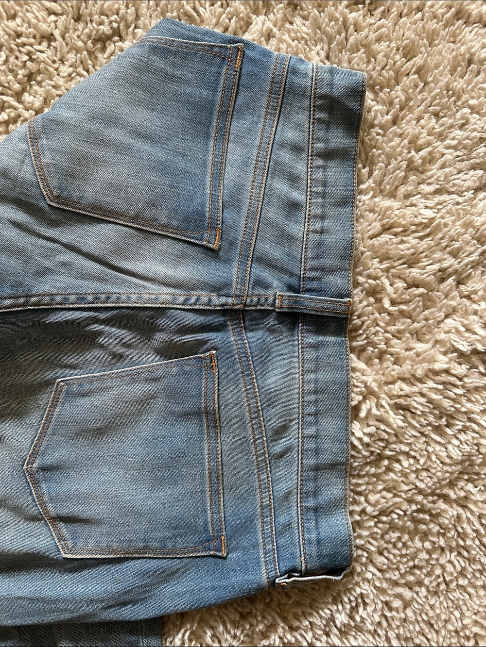 J. Crew Straight Leg Jeans in Light Blue Denim - Picture 2 of 3